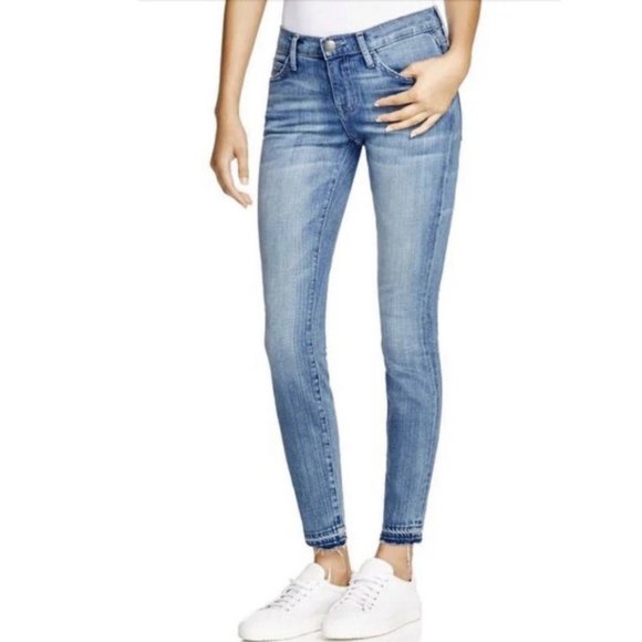 Current/Elliot The Stiletto Raw Hem Skinny Jeans - Picture 1 of 7